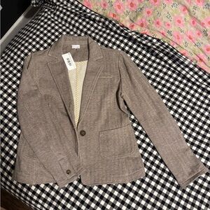 Ecru Tan Blazer for Women